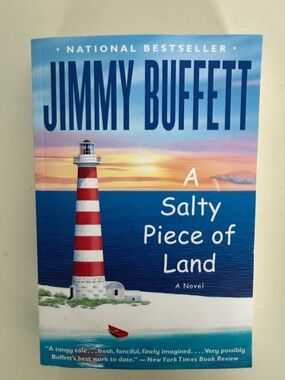 Jimmy Buffett "A Salty Piece of Land" - Paperback Book 2005 First Edition